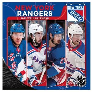New York Rangers 2025 Wall Calendar